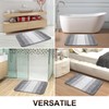 OLANLY Bathroom Rugs Sets 3 Piece, Soft Absorbent Microfiber Bath
