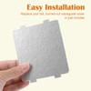 4 Pcs Microwave Waveguide Cover, Universal Mica Sheet 10.8x10cm/4.3x3.9in Sturdy