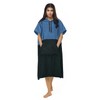 Vulken Thick Hooded Beach Towel Changing Robe, Surf Poncho for
