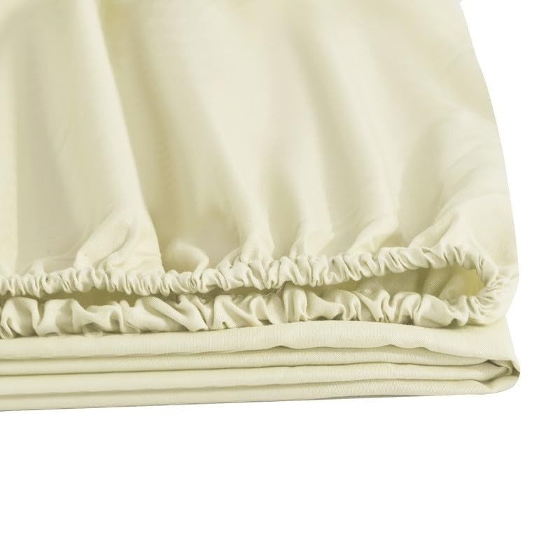 WEAVERS: Extra Deep Fitted Sheet - Super Soft Luxurious Microfiber,