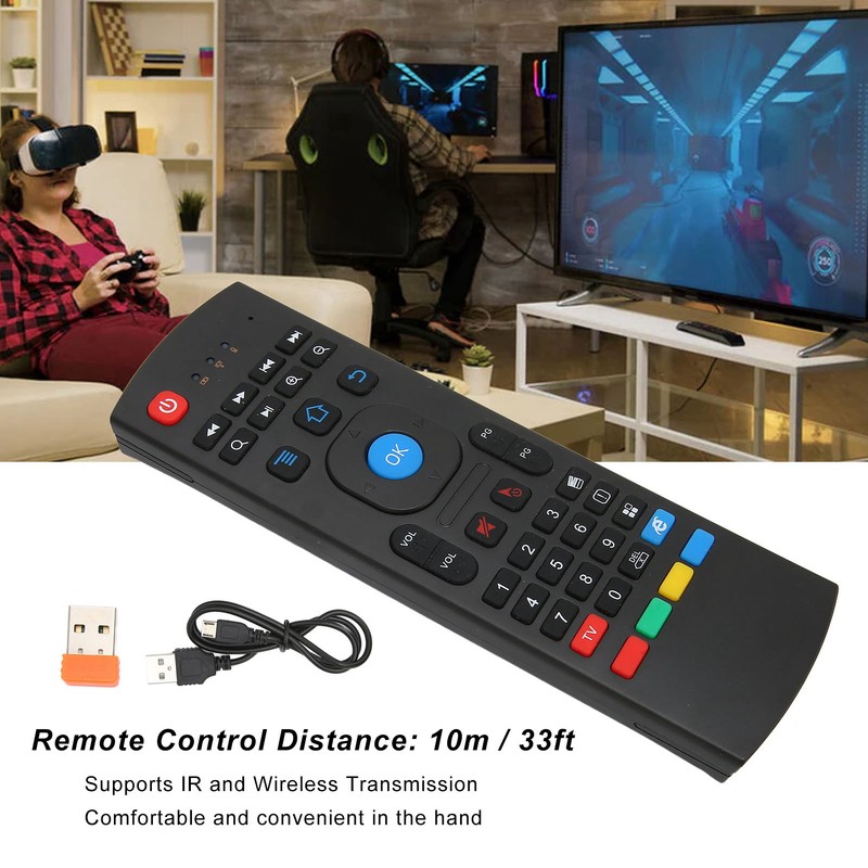 2.4G Remote Mouse Wireless Keyboard Fly Mouse Supports IR and