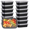 38oz Meal Prep Containers, Extra Large &Thick Food Storage Containers