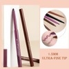 2PCS Waterproof Red Brown Eyeliner Pencil – Long-Lasting & Smudge-Proof,