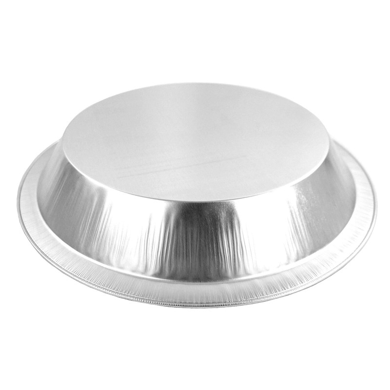 Pactogo 9" Disposable Heavy Smooth-Wall Aluminum Foil Pie Pans (Pack