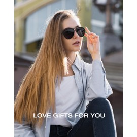 Fozono Retro Aviator Sunglasses Women Men Classic Trendy Vintage Double Bridge Aviators Sun Glasses UV Protection Black Frame/Gray Lens