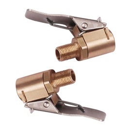 CGEAMDY Set of 2 Car Valve Lever Connectors Air Chuck, Brass Tyre Valve Air Pump Clip, Compressed Air Tyre Inflation Nipple, Car Compressed Air Valve Connector Tyre Valves (30 x 7.3 mm)