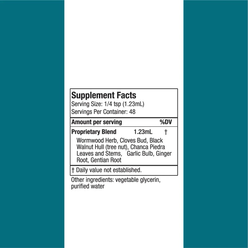 Rejuvica Health IntestiClear - Intestinal Cleanse Support - Contains Wormwood