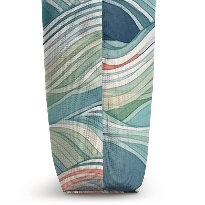 Ocean Wave Pastel Multicolor Tote Bag