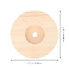 Solid Wood Lamp Base Round Table Lamp Base for Night