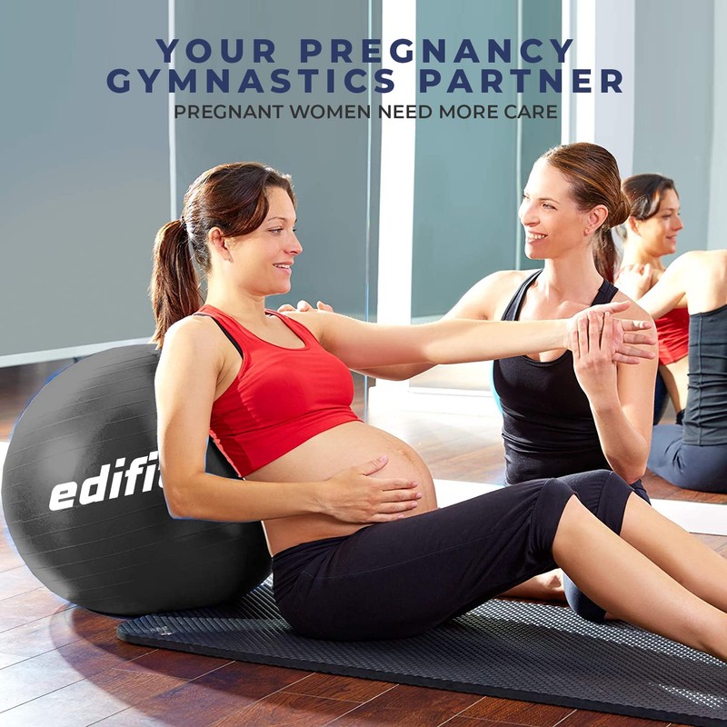 EDIFIT, Exercise Ball, 55, 65 and 75, Pezziball, Including Inflator,