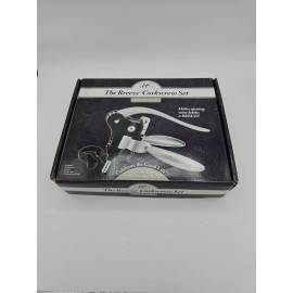 Epic The Breeze Corkscrew Set Fast And Easy Brand New In Box Wine Opener Set
