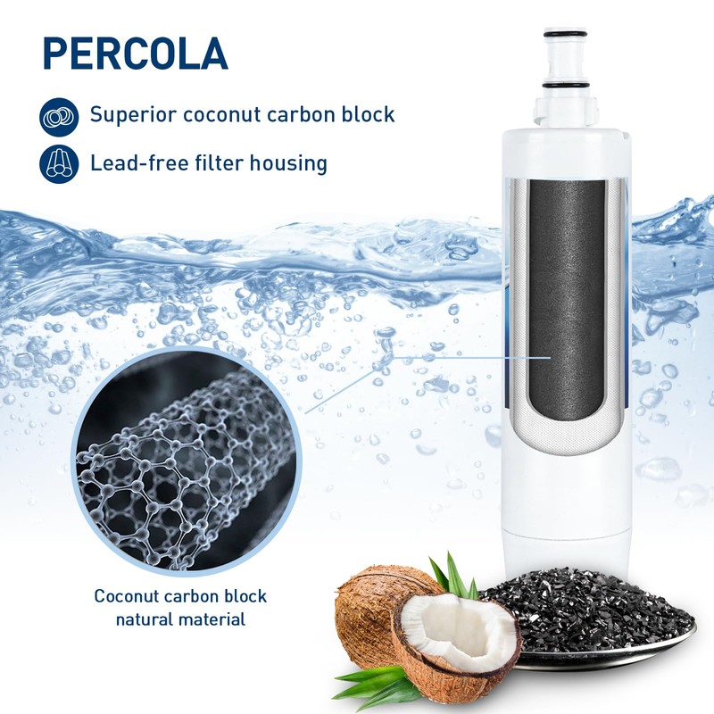 PERCOLA 9085 Water Filter Replacement for Kenmore 46-9085, 9085, 4609085,