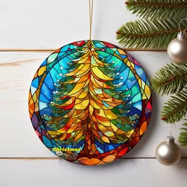 Rilafuvu Christmas Ornaments Ceramic Christmas Tree Gift Exchange,Christmas Decorations for Tree Christmas Ornaments Clearance Christmas Tree 2024 Gifts Under 25 Dollars Kids