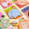 JIEYUMAO 16 Pack Animal Sticky Notes, 8 Styles Cute Sticky