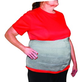 StrictlyStability XL Plus Size Bariatric Abdominal Binder | Hernia Support | Post Surgery Tummy & Waist Compression Wrap | Obesity Girdle Belt for Big Men & Women (XL)