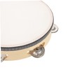 SUPVOX Hand Drum Wooden Frame Tambourine Musical Instrument for Portable