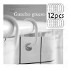 Gran compañía Cortina Baño Lavable Tela Impermeable Con Diseño+12 Ganchos