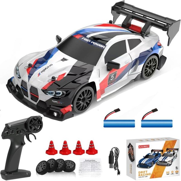 1:24 Scale RC Drift Car 4WD 2.4GHz 30KM/H High Speed