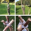 Stainless steel campfire tripod, camping tripod, barbecue accessories, campfire tripod,