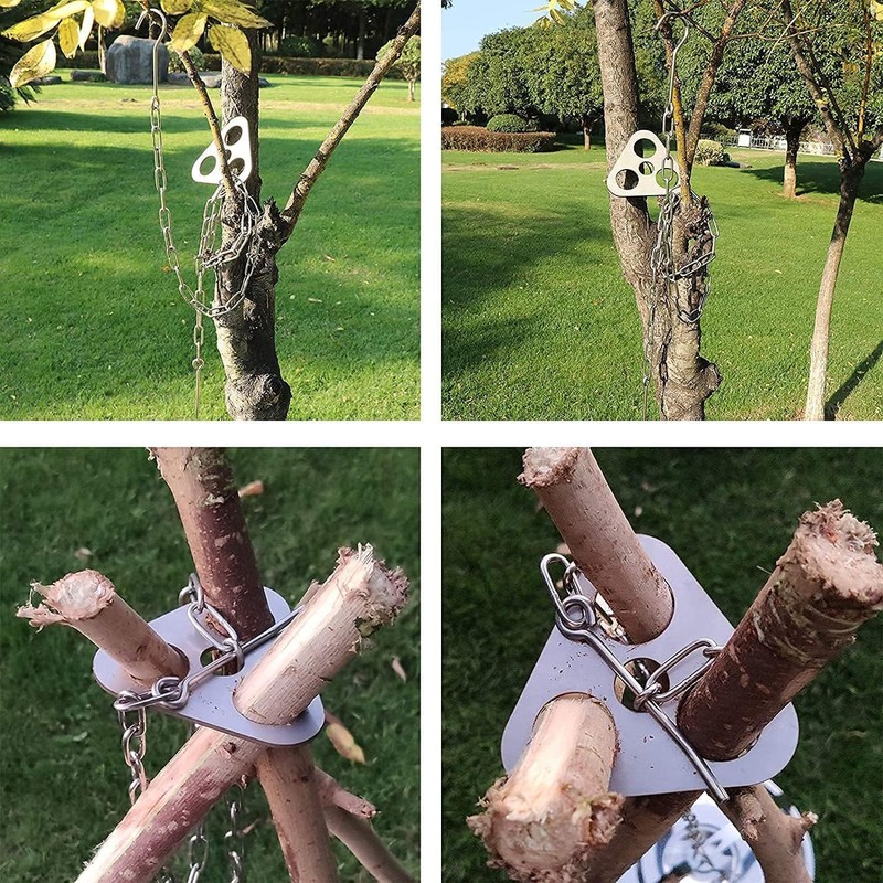 Stainless steel campfire tripod, camping tripod, barbecue accessories, campfire tripod,