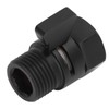 Shutoff Valve, high Efficiency Black Shower Head Valve for Kitchen