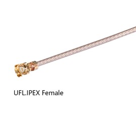 POBADY 2PCS U.FL IPEX to SMA Female Waterproof Box M16 Low Loss Coaxial Cable 6" /15CM IPX IPEX to SMA Female RG178 Coaxial Pigtail Cable for Wireless Routers Mini PCIE Network Cards PCI