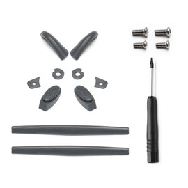 PapaViva Replacement Nose Pieces & Ear Socks Rubber Kits for Oakley Juliet/X Metal XX Sunglass - Grey