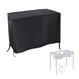 Aidetech Double Burner Stove Cover Fit for Goplus Outdoor Camping Stove, Waterproof Propane Gas Cooker Cover, for Camp Paito RV -(31x16x30 inch)