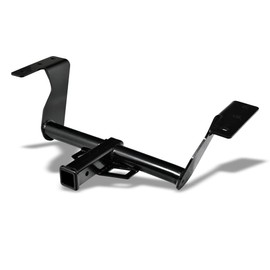 Class 3 III Black 2" Receiver Tube Rear Bumper Trailer Tow Hitch Towing Mount Compatible with 14-18 Subaru Forester