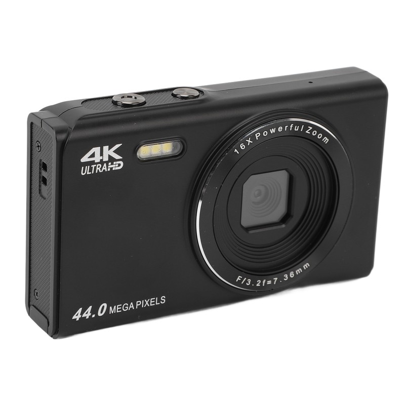 4K Digital Camera for Teens Kids 44MP 16X Digital Zoom