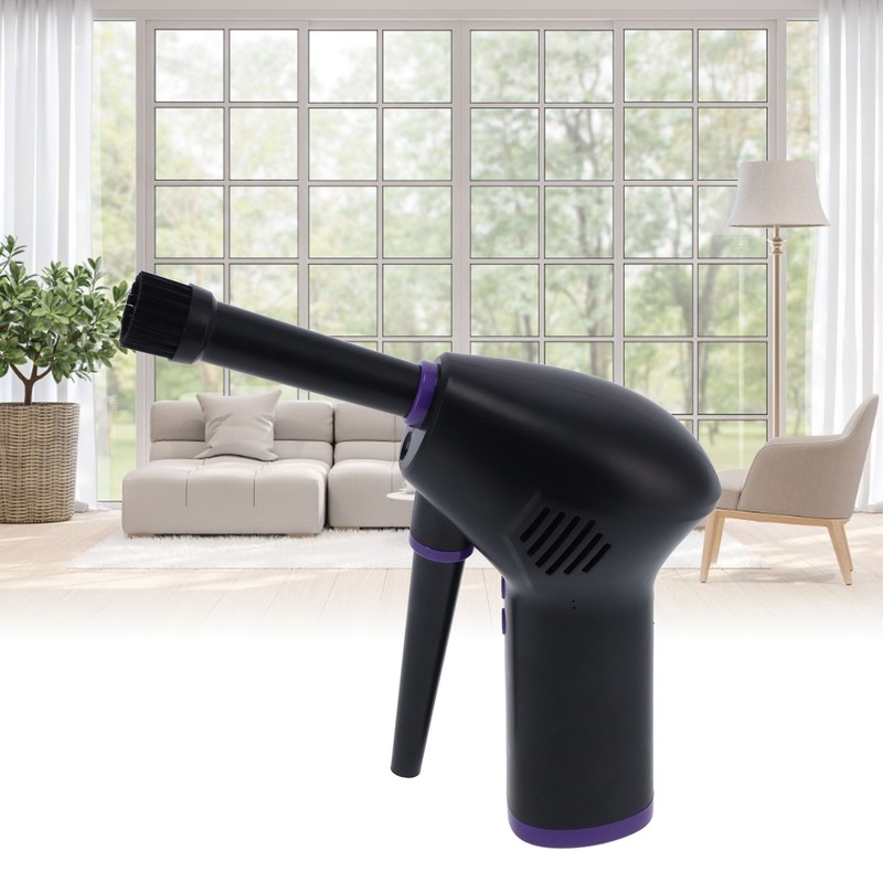 Cordless Air Duster Battery 36000 RPM USBC Fast Charging Dust