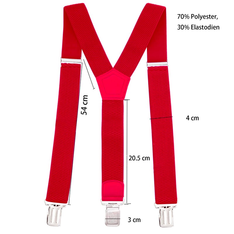 Gloop Verstellbare und Elastische Hosenträger für Herren und Damen,Breite 3