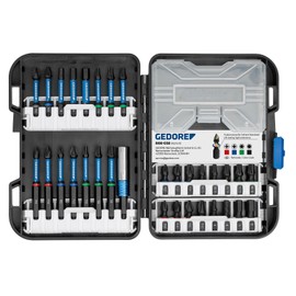 GEDORE Torsion Bit Set 666-032 - High Quality Bit Set for Professionals - 32-Piece Set Including Practical Storage Case with Bit Holder