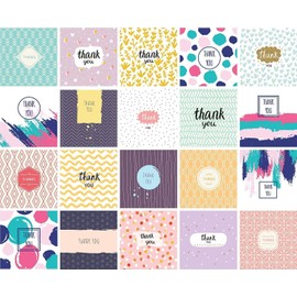 Thank You Cards Pack of 20 | Eco Friendly | Plastic Free | Hand Packed in The UK | Volume 1