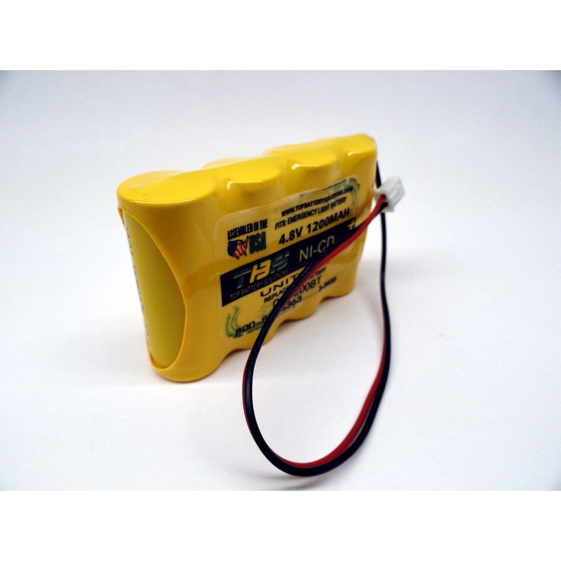 4PC UNITECH D-A1200BT, SL026-139 Emergency Light Battery 4.8V 1.2Ah