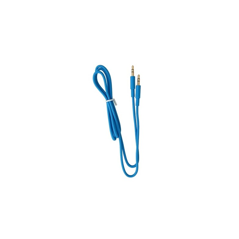 LockMingle Blue 1 Metre AUX Cable – Durable Braided 3.5mm