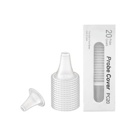 WIEXUN 使い捨て耳式体温計プローブカバー 100枚セット 利便性 使い捨て プローブカバー 安全衛生