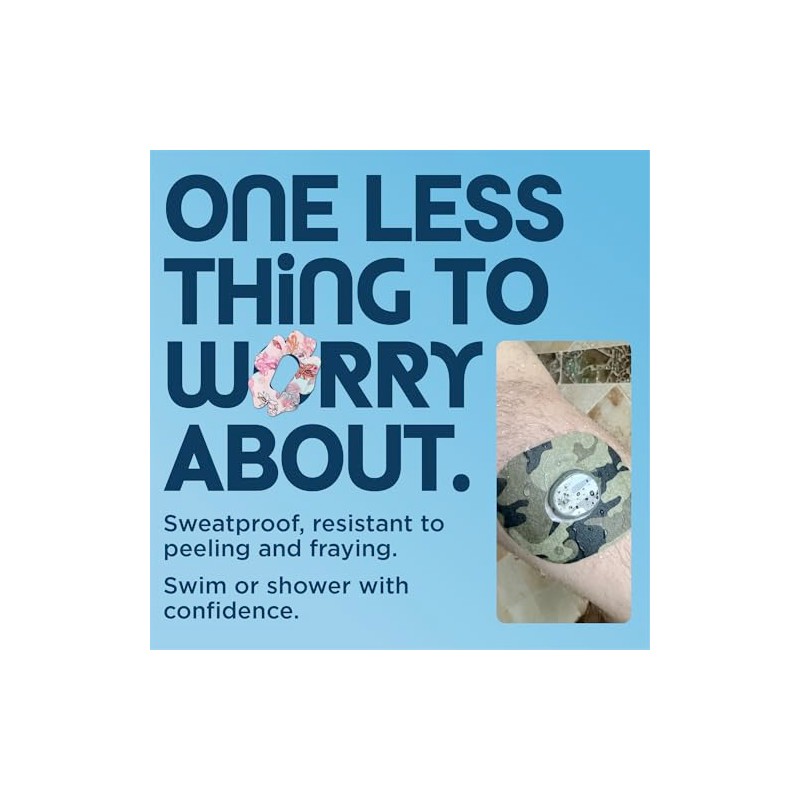 Patches for Freestyle Libre (5 pieces) - Pre-cut, waterproof, non-fraying