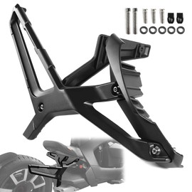 LUXEMOTO Saddlebag Rack Kit for Can-Am Ryker, Black Aluminum Luggage Bag Rack Kit for Can Am Ryker 900 600 Sport & Ryker Rally Edition All Models Accessories, Replacement for #219400856