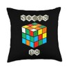Solve Me Puzzle Cube Throw Pillow