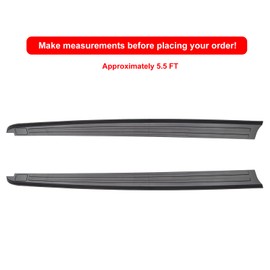 5.5' Styleside Bed Rail Molding Cap Kit LH & RH Compatible with 2015 2016 2017 2018 2019 2020 Ford F-150