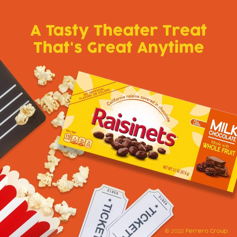 Nestle Raisinets 3.1 Ounce Theater Box