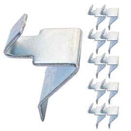 Shelf Clips - Metal Shelf Clips for Adjustable Shelves Compatible with Cabinet Heavy Duty Shelf Pilaster Clips Bracket Replacement Part Shelf Clips for Metal Shelving 10PCS
