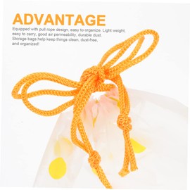 OATIPHO 20pcs EVA Drawstring Waterproof Travel Bags Frosted Pouches for Packing Lightweight Storage for Sports and Travel