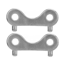Keenso 2-Pack Stainless Steel Boat Deck Fill Plates with Spare Key for Gas, Water and Fuel Tanks