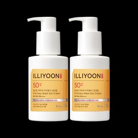 Ireeyun [일리윤][2입] 저자극 이지워시 선크림 SPF50+/PA++++ [Illyoon][2 Pack] Low Irritation Easy Wash Sunscreen SPF50+/PA++++