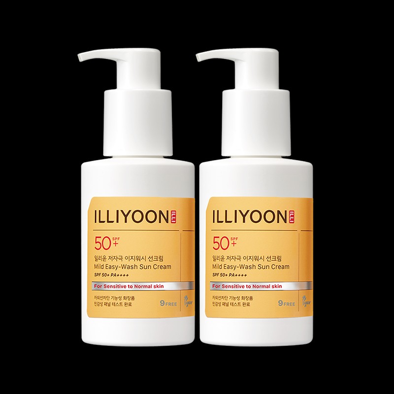 Ireeyun [일리윤][2입] 저자극 이지워시 선크림 SPF50+/PA++++ [Illyoon][2 Pack] Low Irritation
