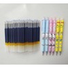 Twokiln Gel Ink Pen Refills Blue,80 Pcs Retractable Gel Ink