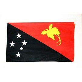 JumpingLight 2x3 Papua New Guinea Flag 2x3 House Banner Grommets - Quality Flags