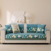 Aucrovee Chenille Boho Jacquard Couch Cover, Washable Sectional Sofa Covers